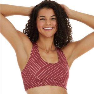 REVERSIBLE Racerback Reversible Bra in Summit/Glacier, Paisley/Geo Weave…